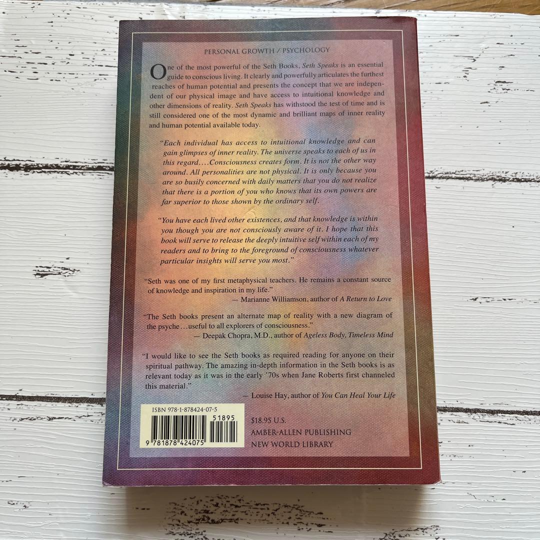 SETH SPEAKS セスは語る　洋書 英語版