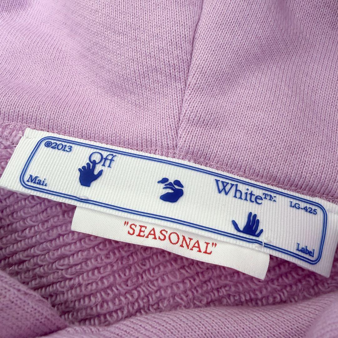 off-white オフホワイト パーカー ライラック