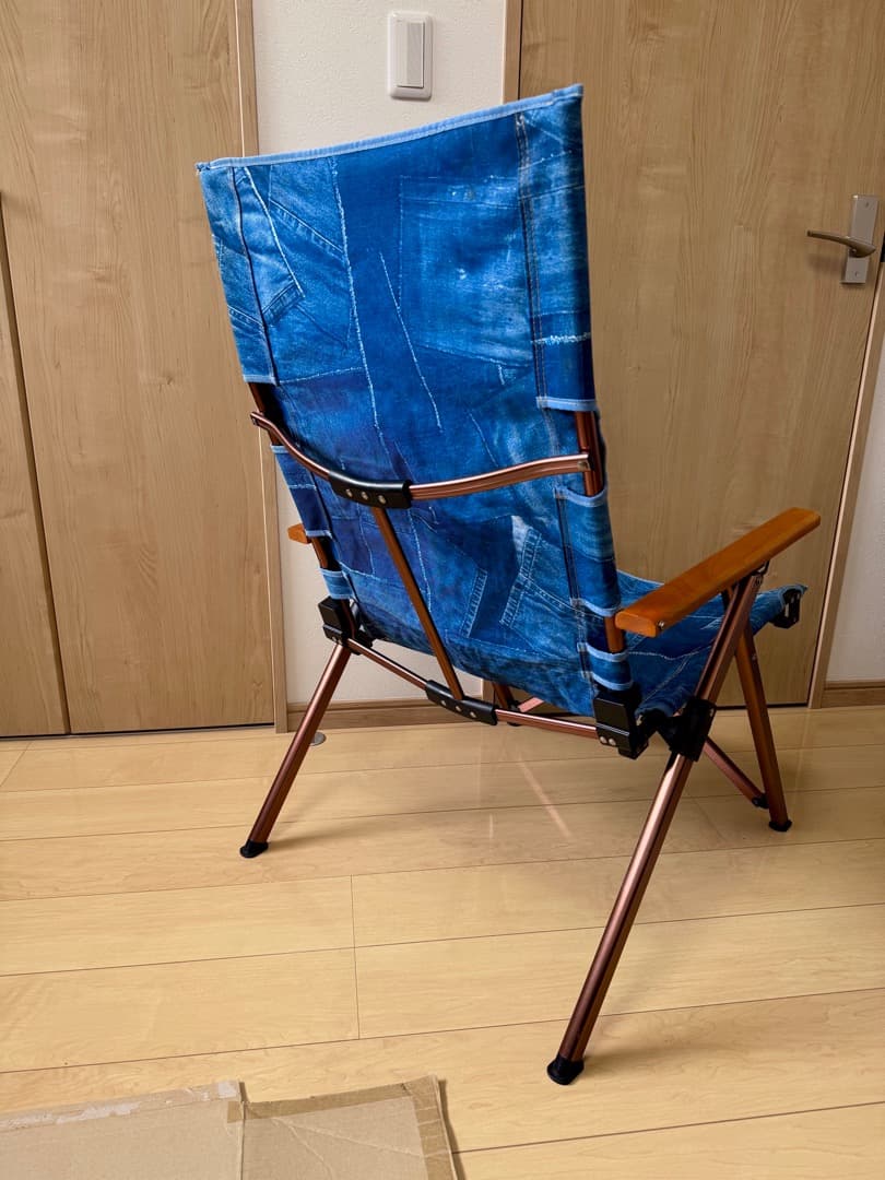 Coleman Indigo Label IL レイチェア デニム 収納袋付き