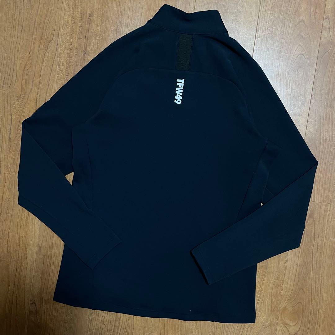 TFW49 ハーフジップ　ロングスリーブ　L ブラック　ゴルフ