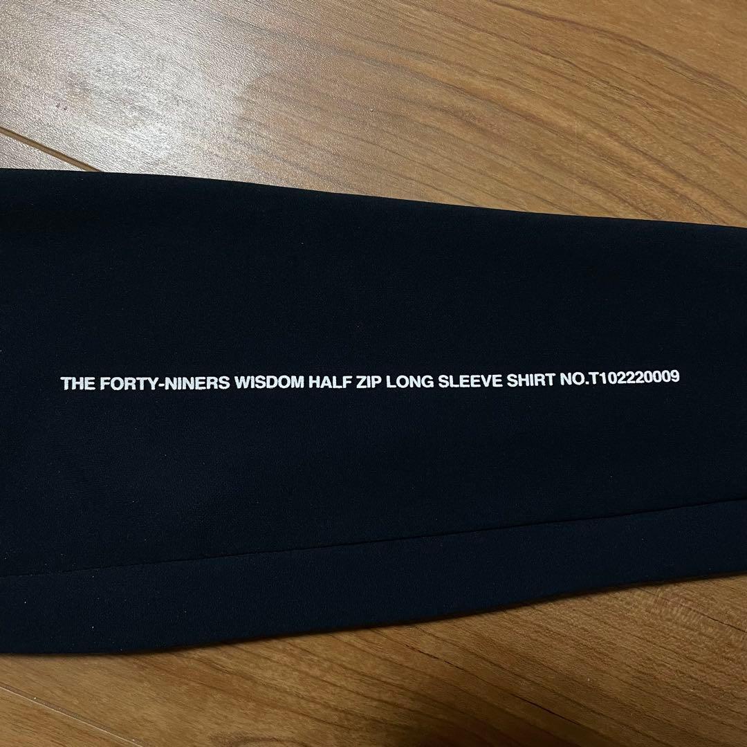 TFW49 ハーフジップ　ロングスリーブ　L ブラック　ゴルフ