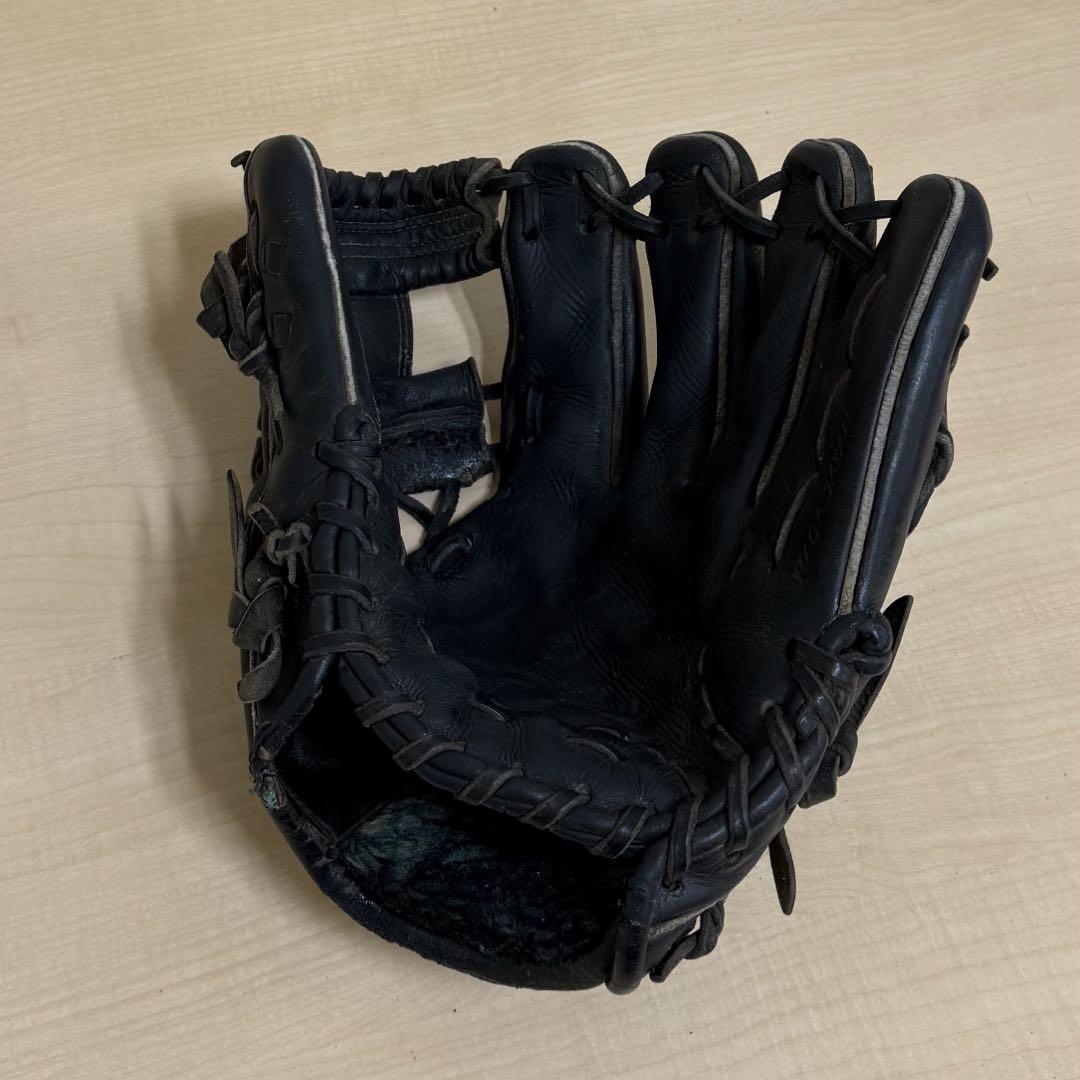 ミズノプロ　硬式内野手用グローブ　黒　ブラック