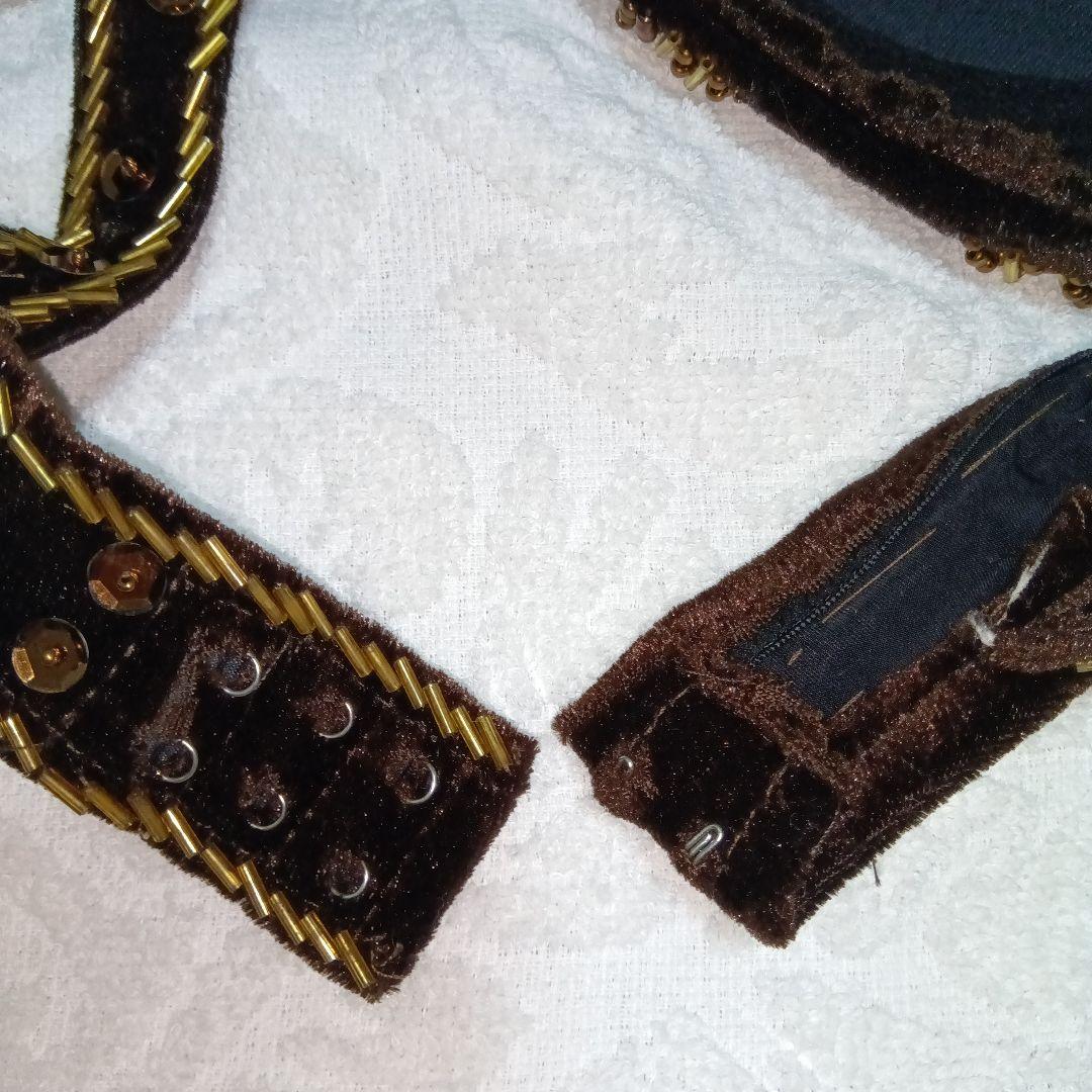 ベリーダンス　衣装　4点セット（ブラ・スカート・アーム・チョーカー）