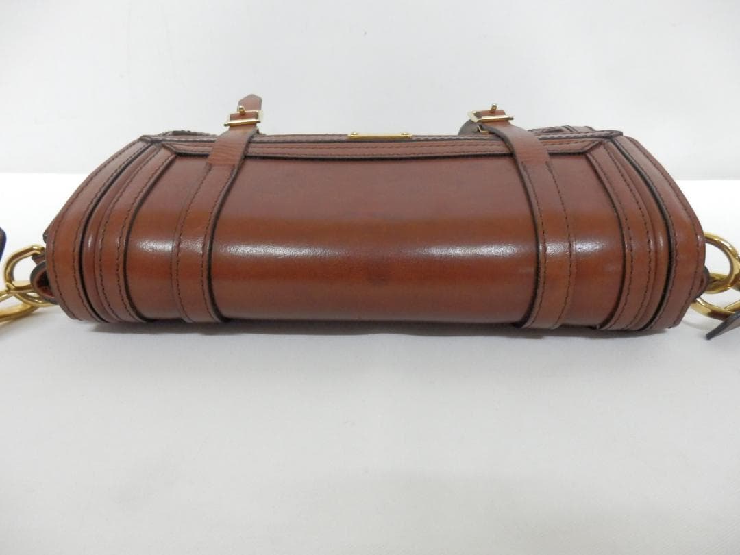 MH468 BURBERRY バーバリー レザー ショルダーバッグ