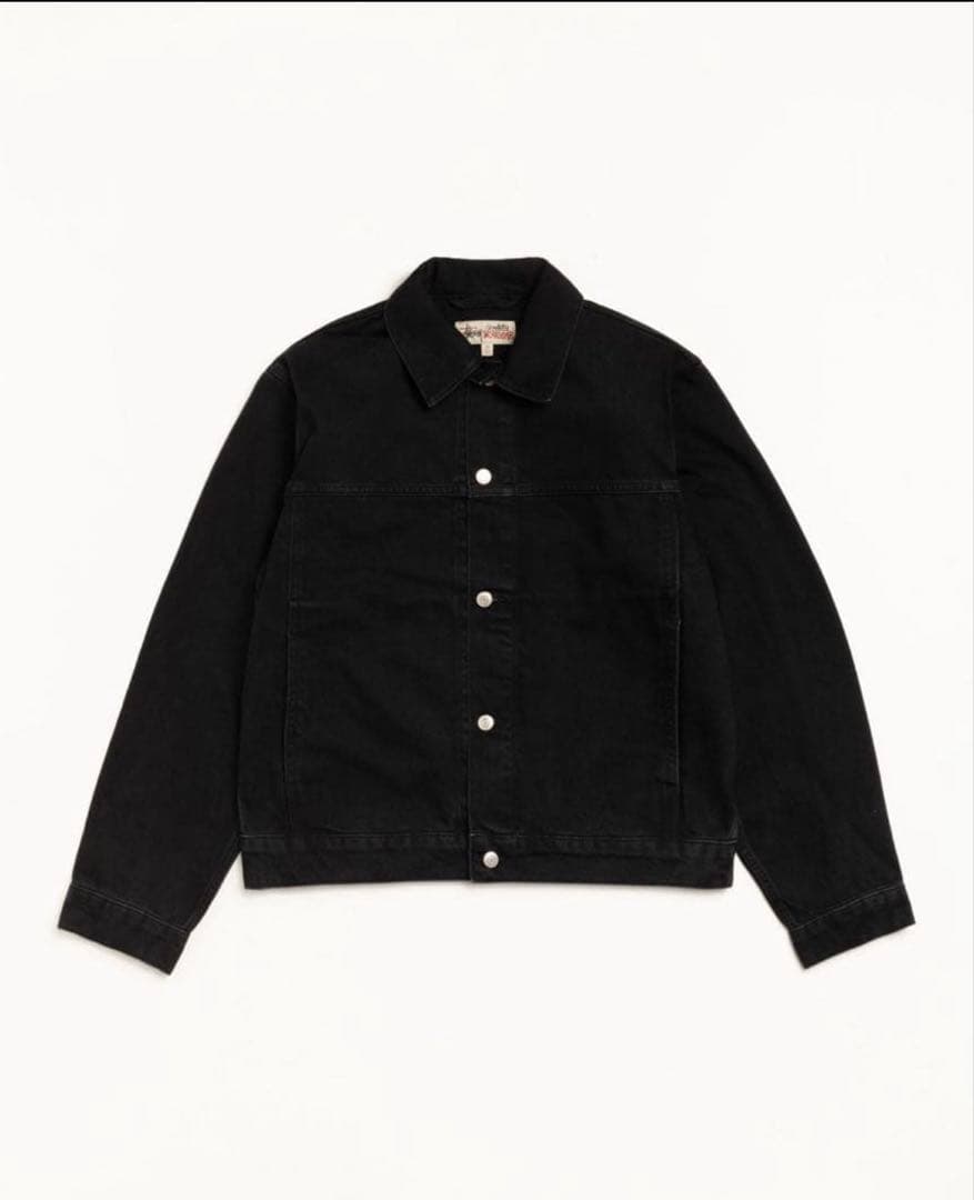ジャケット・アウター stussy TRUCKER JACKET DENIM m black