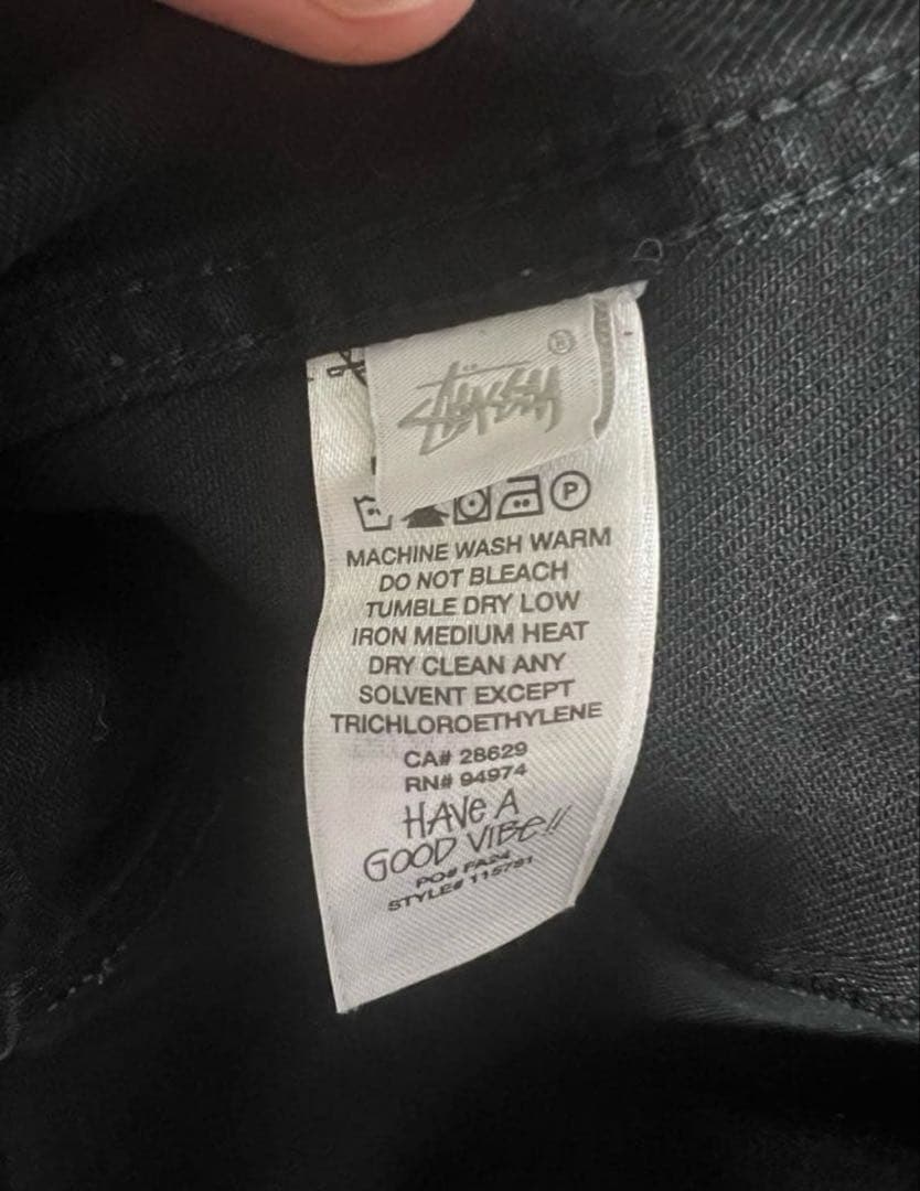 ジャケット・アウター stussy TRUCKER JACKET DENIM m black