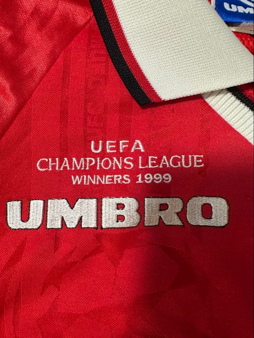 99/00マンチェスターユナイテッド ヴィンテージユニ　Umbro Mサイズ