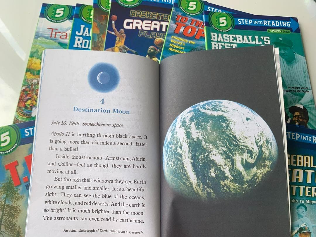 Step Into Reading Step 1-5　絵本138冊　全冊音源付