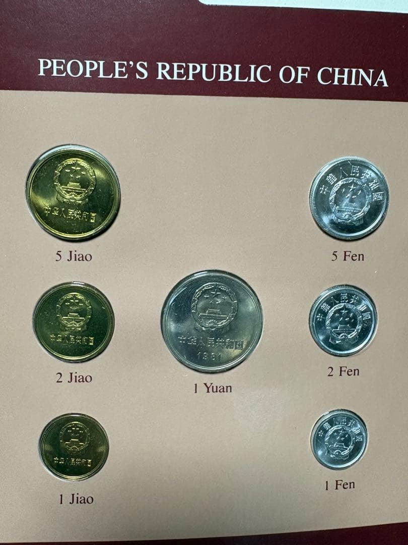 【プルーフ貨幣】フランクリンミント　中国　7種セット　完全未使用 中華人民共和国