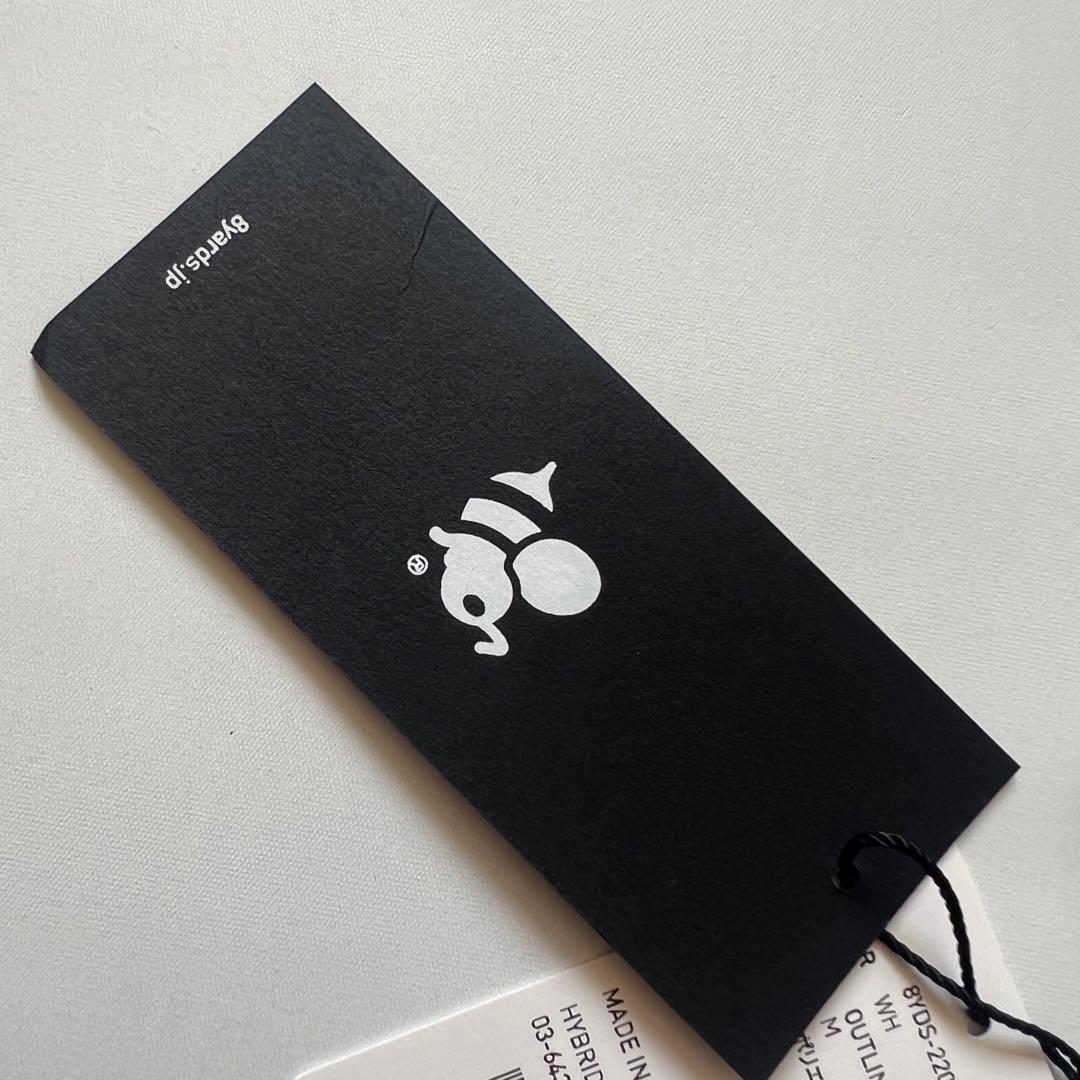 【新品】8YARDS ハチヤーズ　ポロシャツ　メンズ　ゴルフ　ロゴ　M 白