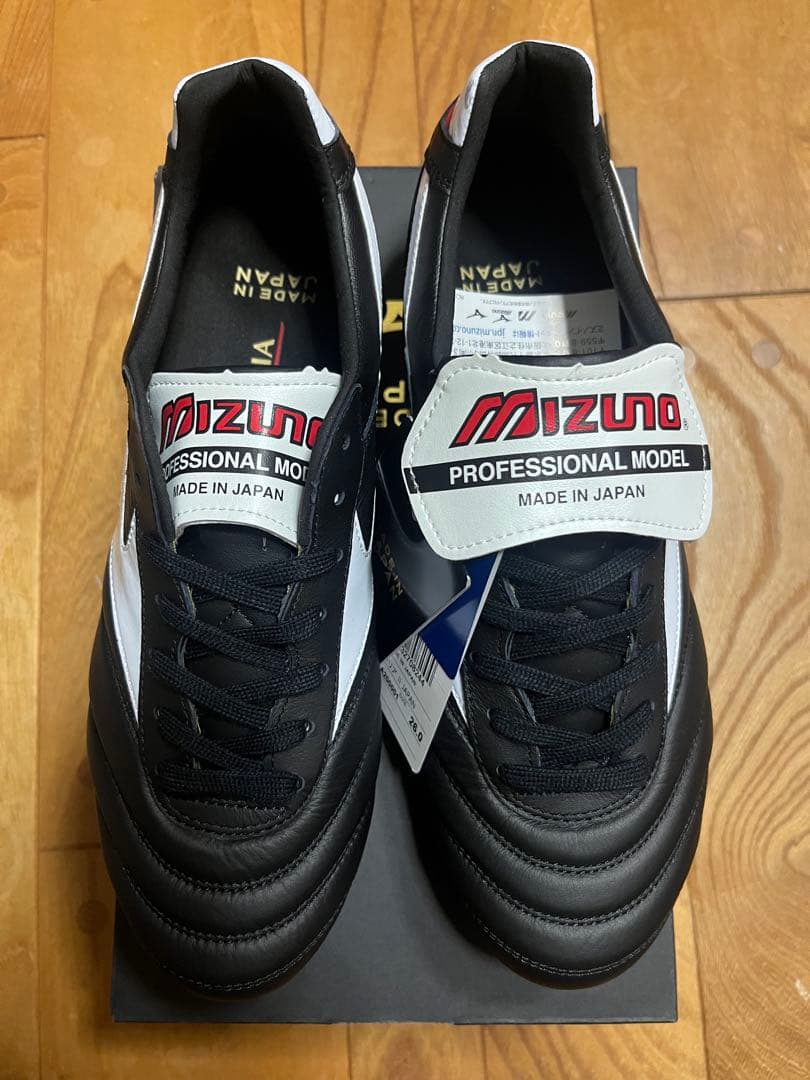 新品　旧品番　特価　ミズノ　モレリア 2 JAPAN 折り返しタン 25.5cm