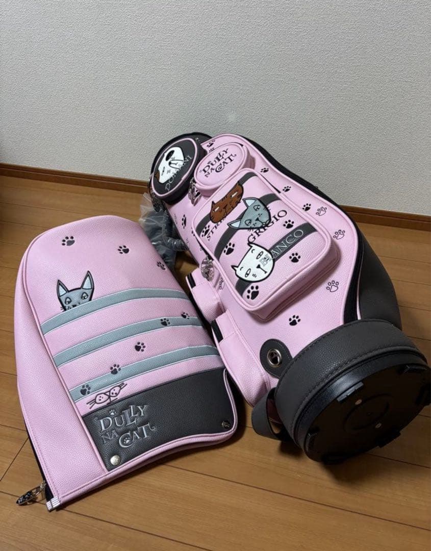 【新品】ダリーナキャット キャディバッグ　DN-CB03 ピンク 可愛いい