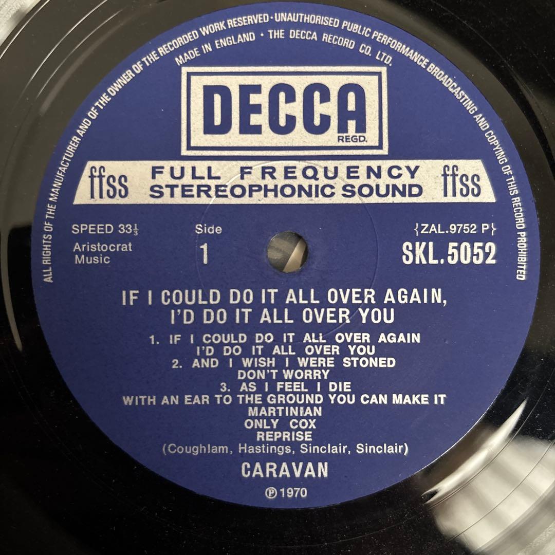 Caravan if I could do it … UK初回盤LP キャラバン