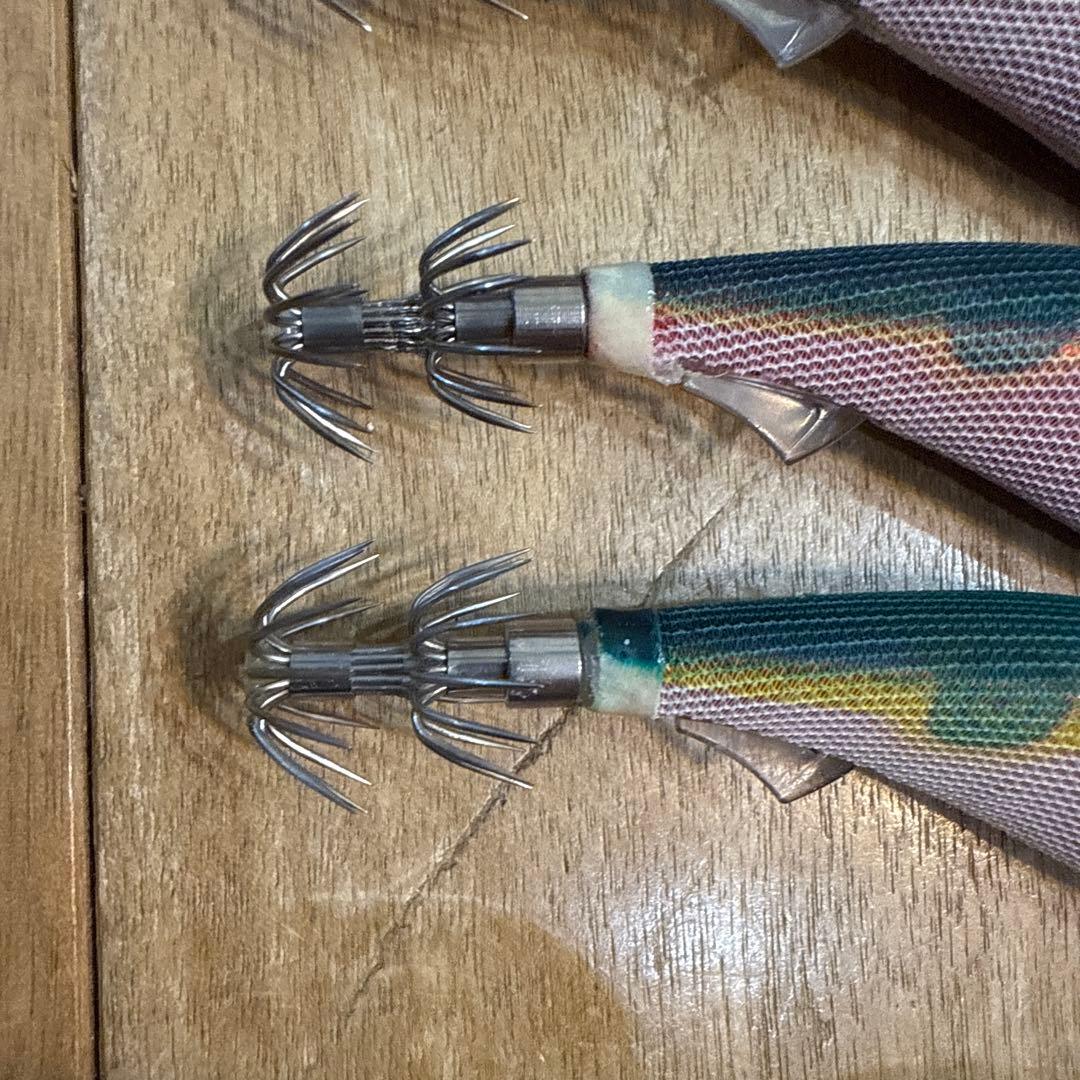 150285 美品　エギ王K 軍艦グリーン　3.5号　7本セット