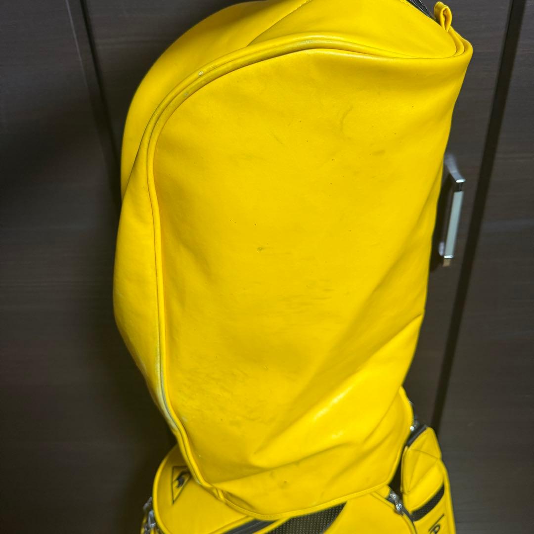 le coq sportif キャディバッグ ゴルフバッグ イエロー