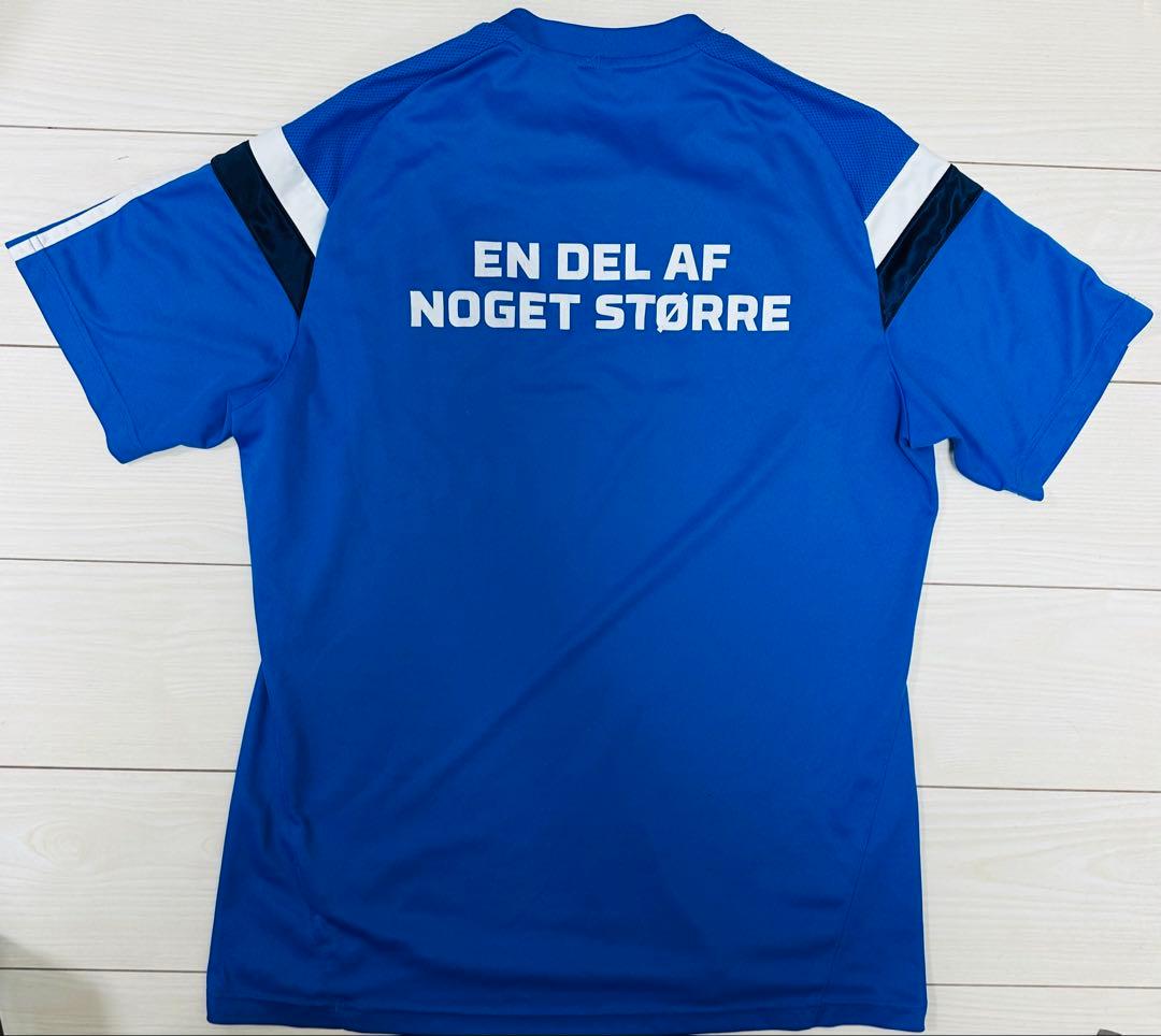 デンマーク代表 実着用 トレーニングジャージ 2XOサイズ