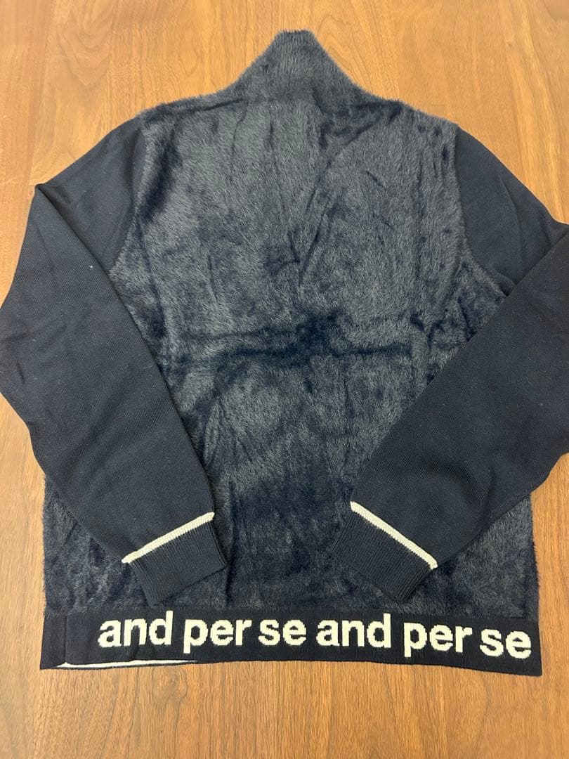 アンパスィ ハイネックセーター ネイビー