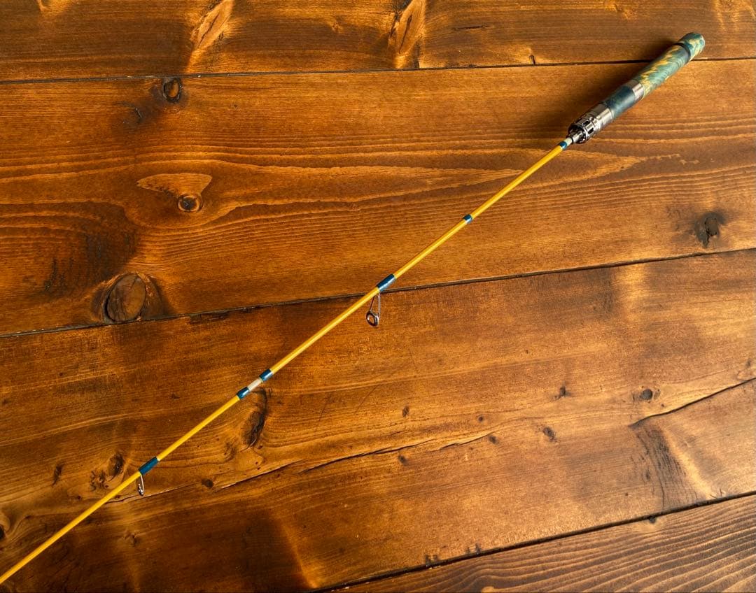 トラウトロッド　4ft7inch スピニング　グラスロッド　スタビライズドウッド