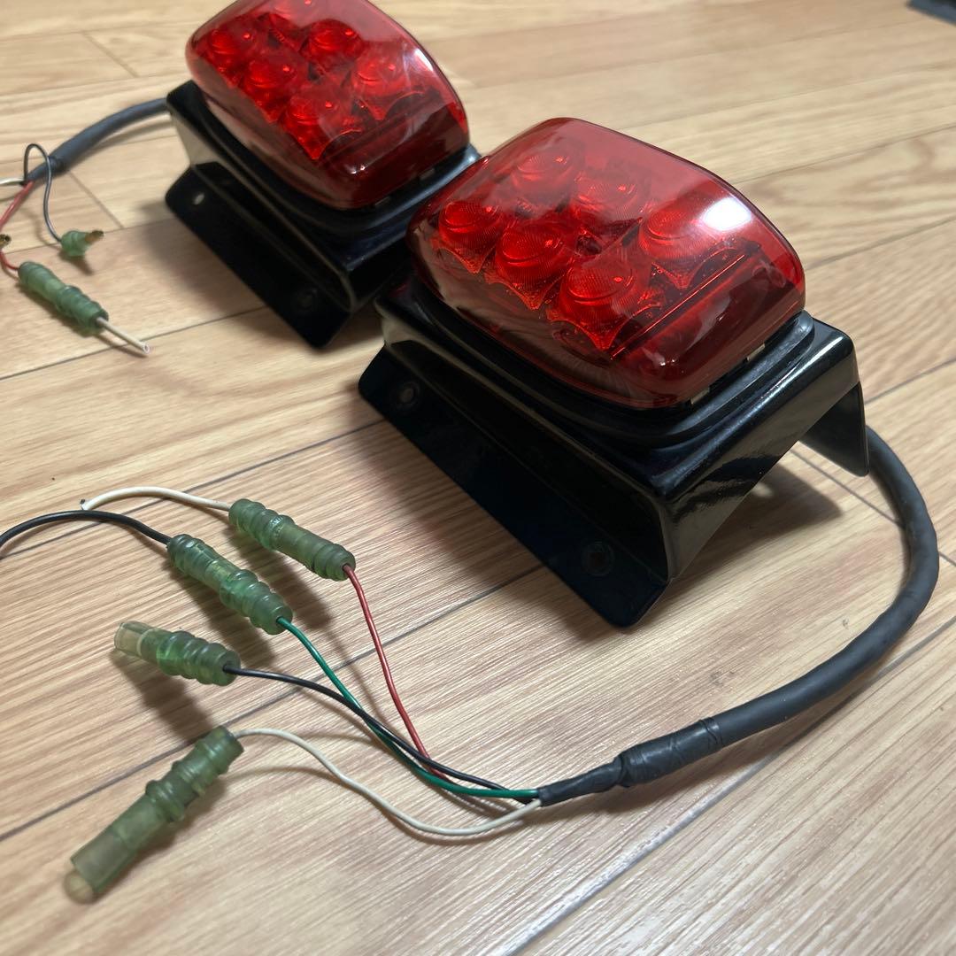 パトライト LED補助警告灯 LP3-M1-R 取付ステー付き 計2点