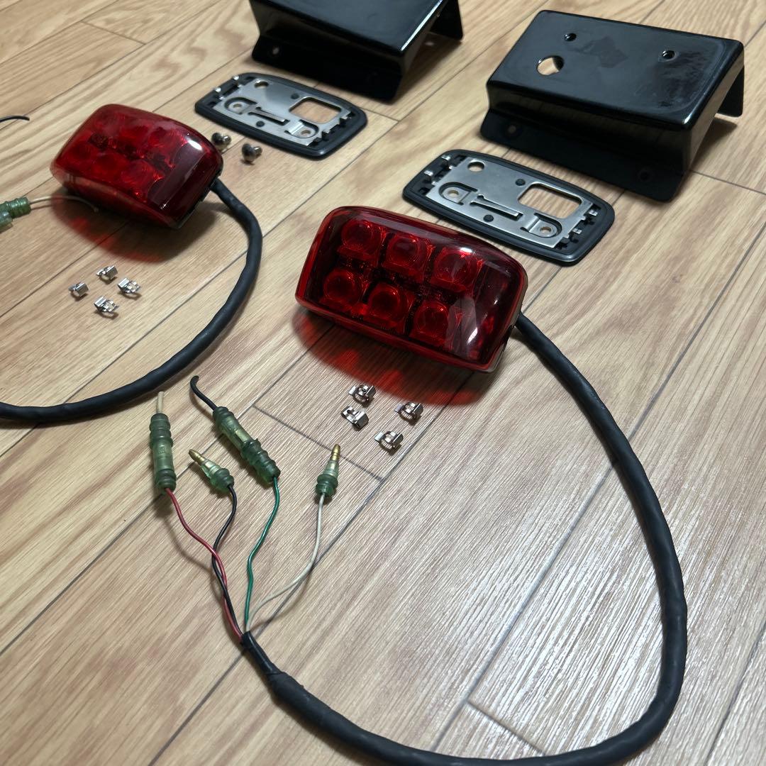 パトライト LED補助警告灯 LP3-M1-R 取付ステー付き 計2点