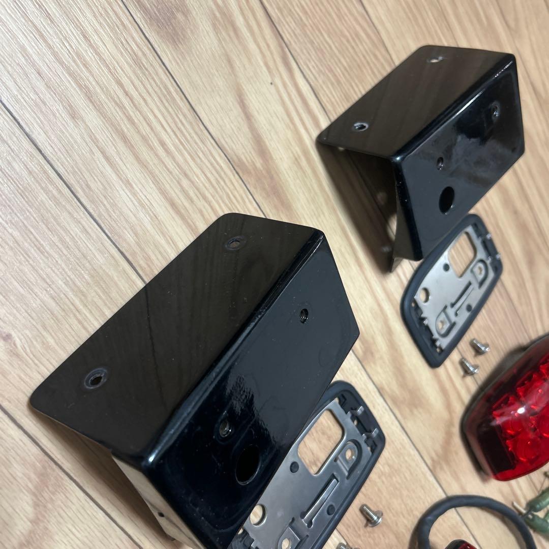 パトライト LED補助警告灯 LP3-M1-R 取付ステー付き 計2点