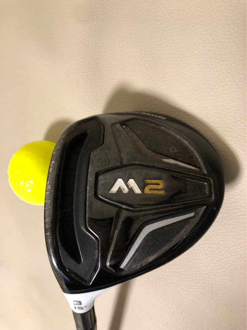 【送料込み】希少左用　名器テーラーメイド　M2 FW 3番　純正シャフト