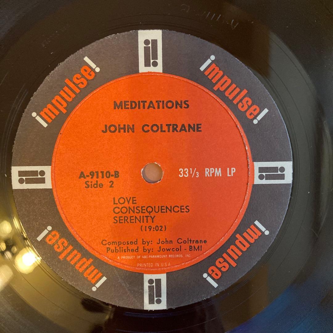 John Coltrane Meditations モノラル USオリジナル