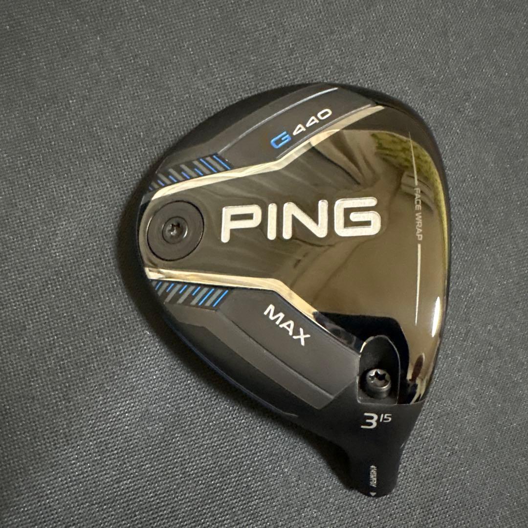 超美品 PING G440 MAX 3W 15度 ヘッド HC付き 日本仕様品