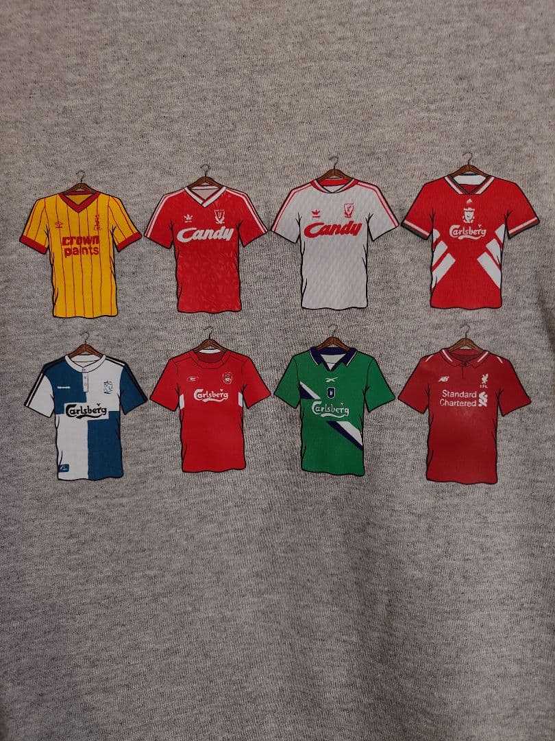 リバプール　歴代ユニフォーム　Tシャツ