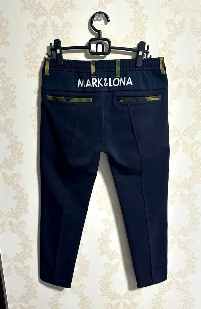 MARK&LONA ネイビー パンツ