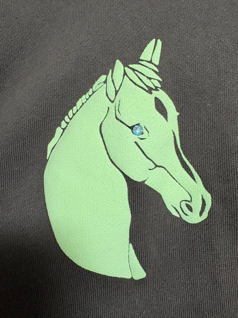 トップス Labyrins Dont Cry Horse Zip Hoodie