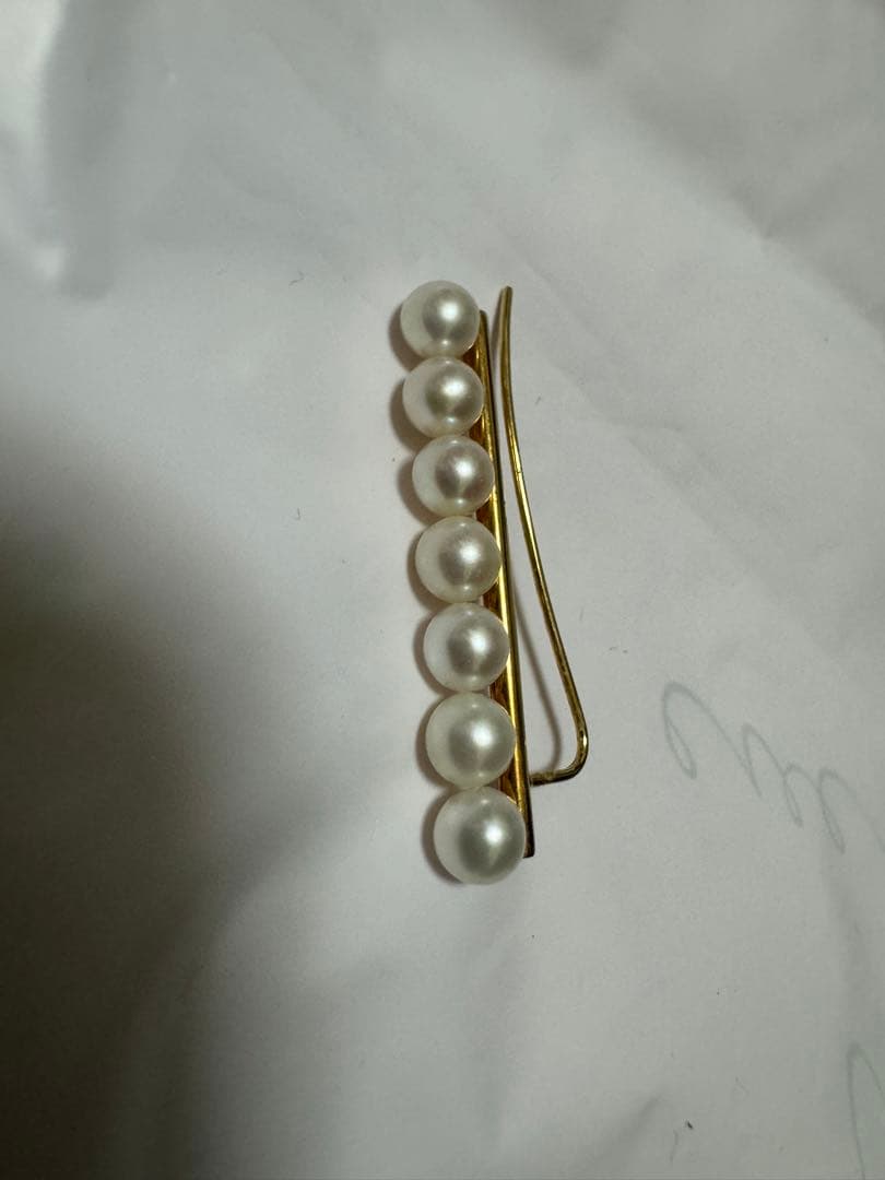 ビジュードエム 7連 淡水パール ピアス GOLD