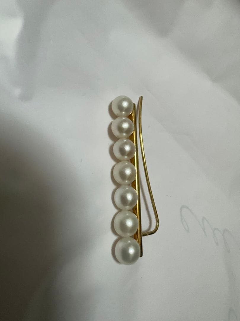 ビジュードエム 7連 淡水パール ピアス GOLD