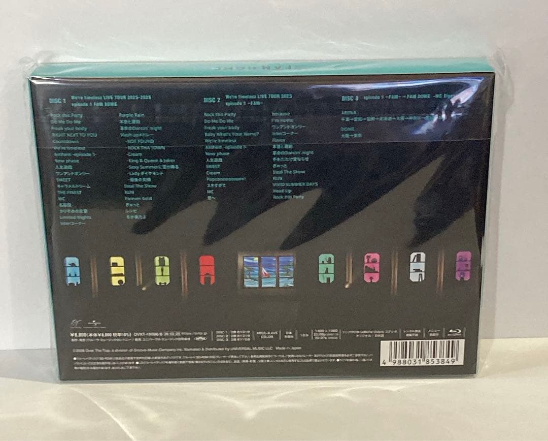 We're timelesz FAM DOME TOUR 初回盤Blu-ray