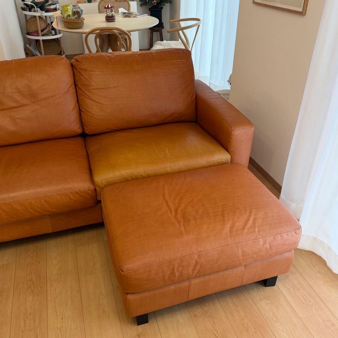 イタリア製オイルレザーGullam グラムソファ DOUBLEDAY ダブルデイ