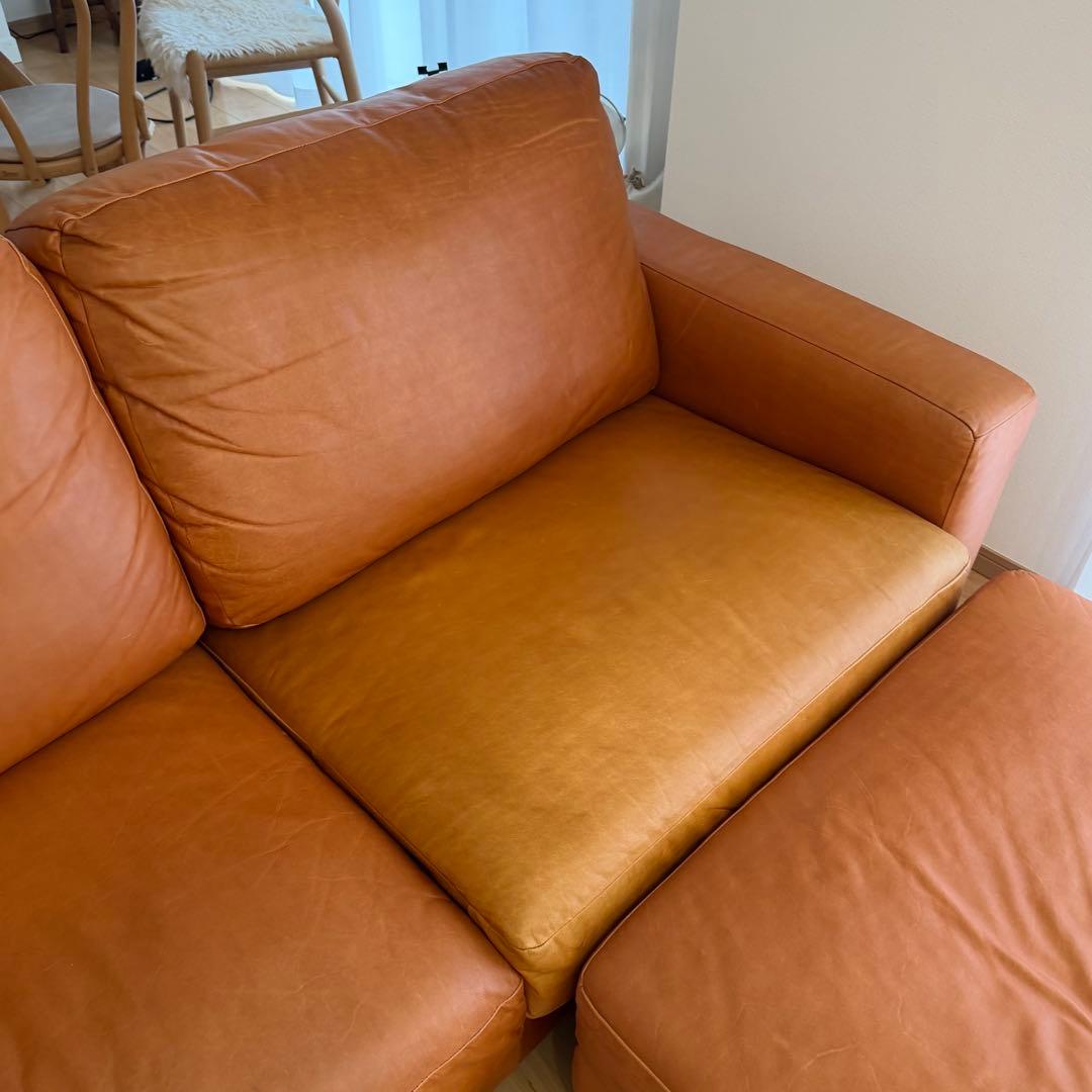 イタリア製オイルレザーGullam グラムソファ DOUBLEDAY ダブルデイ