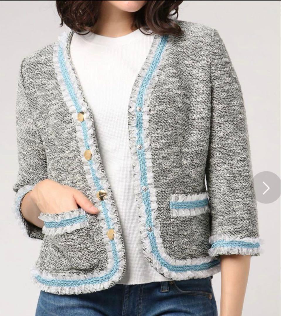 値下げ！MARKANDLONA★マークアンドロナフリルジャケット新品38