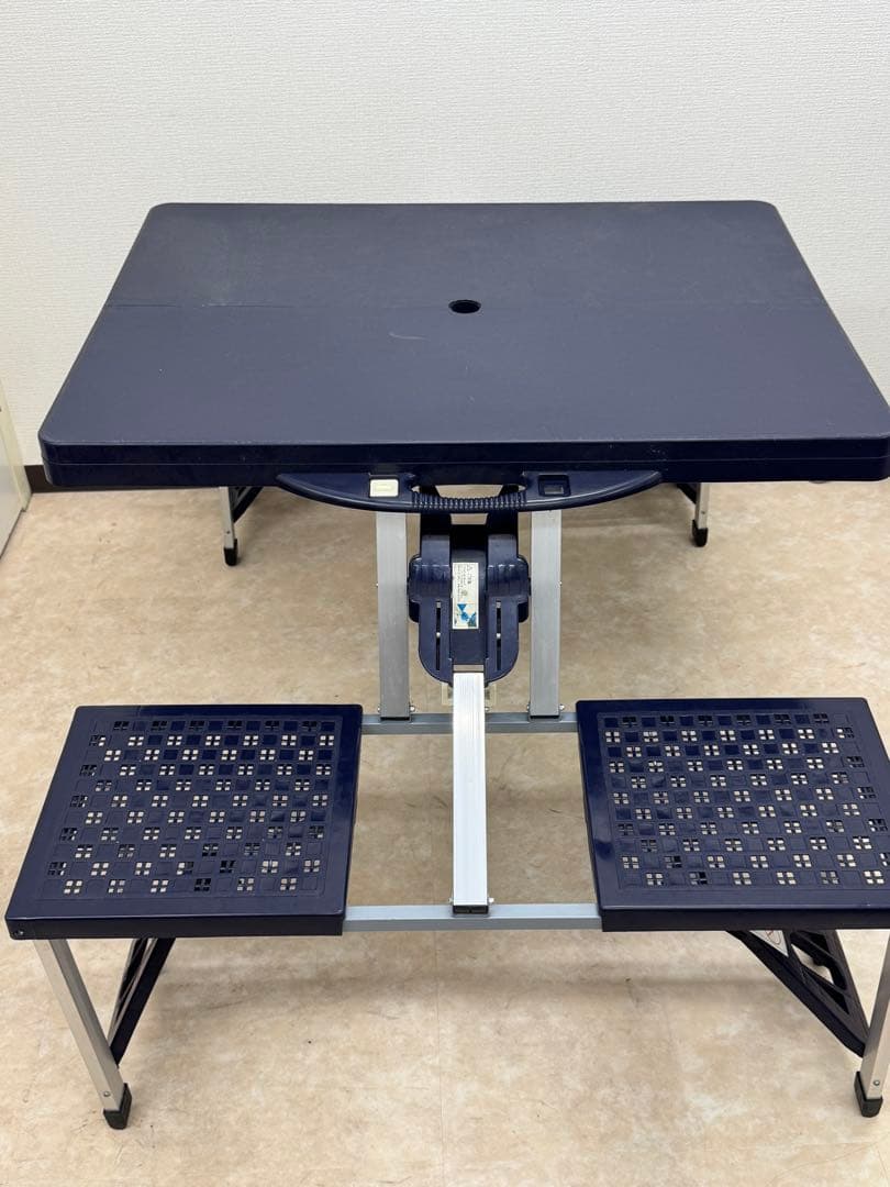 【送料込】4人用 キャンプ テーブルチェア 折り畳み ベンチ 2個セット