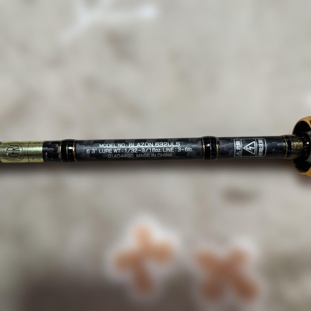 ダイワ★ブレイゾン改★632ULS★アジングカスタム★マイクロガイド
