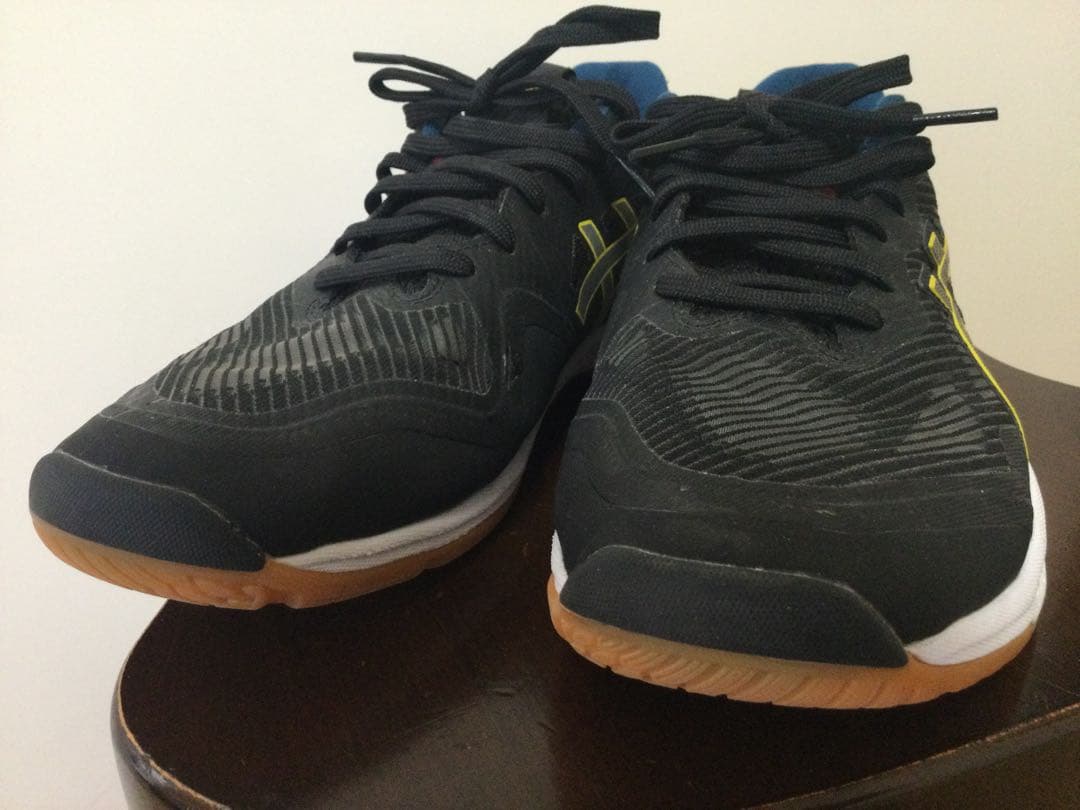 美品★asicsJAPANバレーボールシューズ★黒★