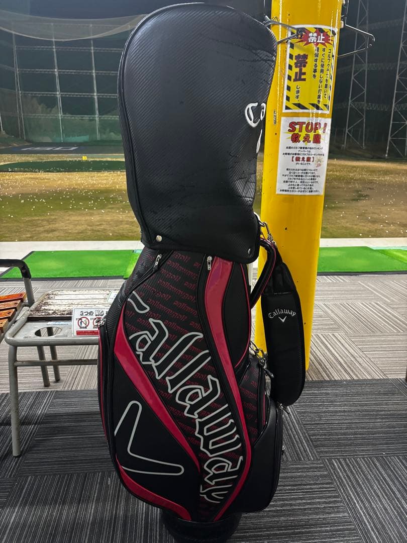 Callaway キャディバッグ 黒 赤