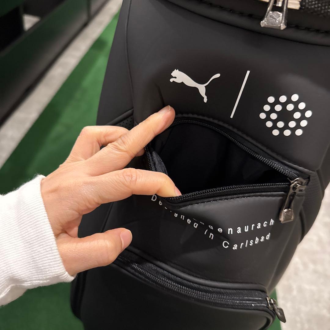 PUMA キャディバック 黒 マットブラック 美品