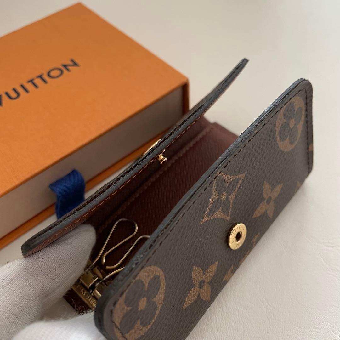 美品　ルイヴィトン　モノグラム　ミュルティクレ4 キーケース　付属品
