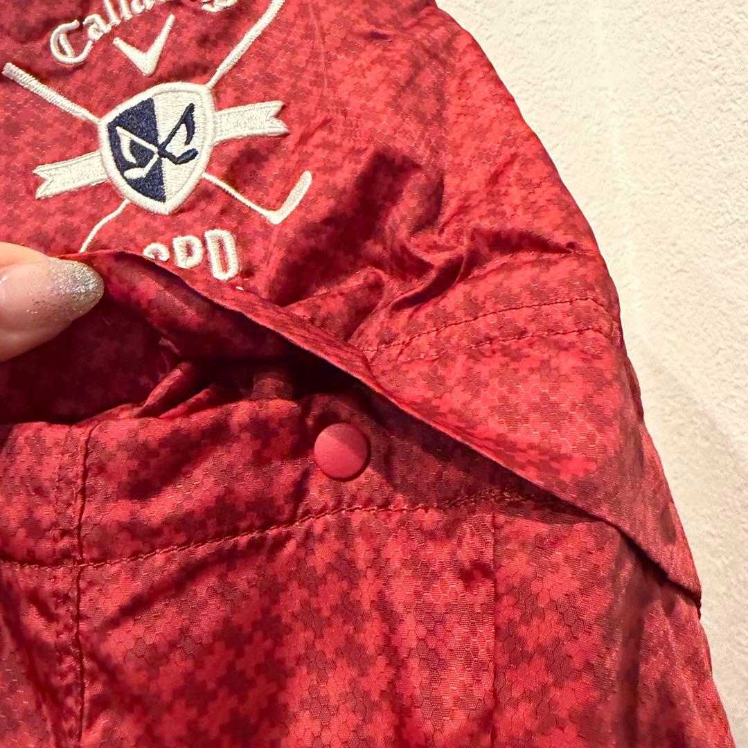 Callaway キャロウェイ 3way 赤　ジャケット XL メンズ　ゴルフ