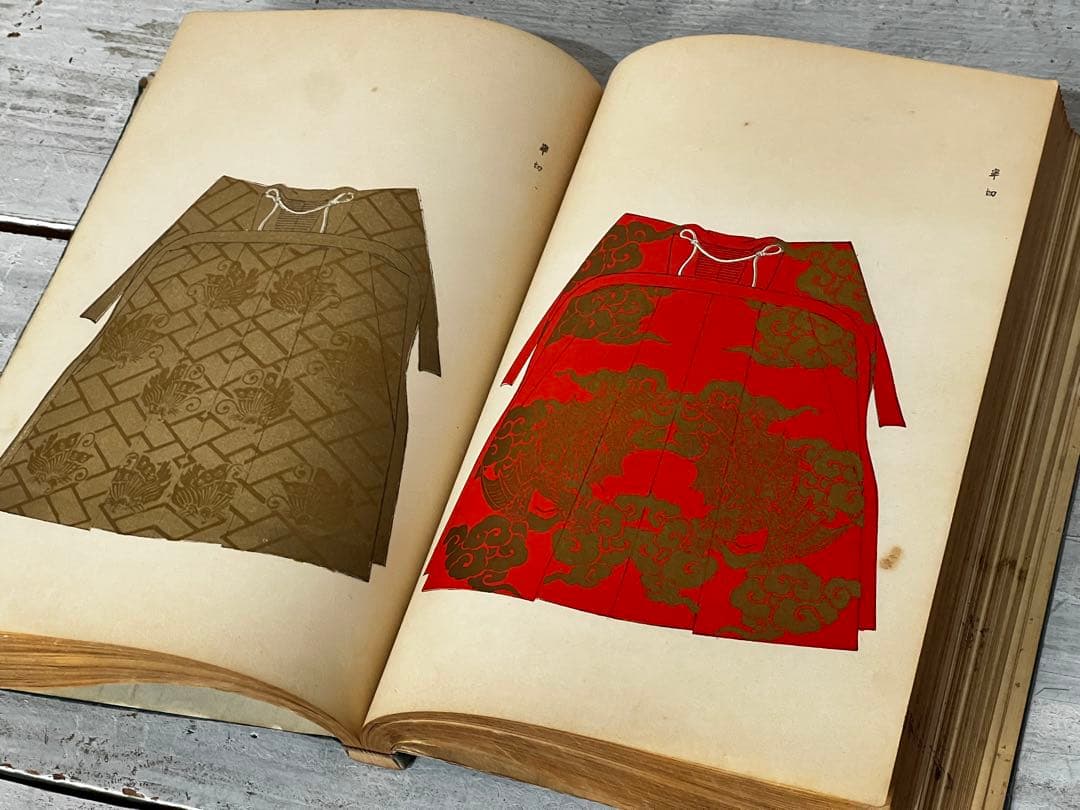 【昭和二年九月五日刊】伝説的和綴 木版 能楽 花乃しをり 能楽装束・面 記録図録