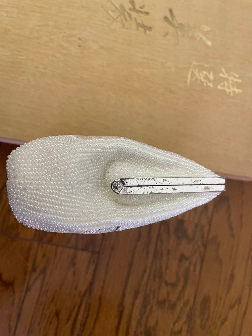 ヨウ 和装バッグ　草履　セット　手刺繍ビーズ