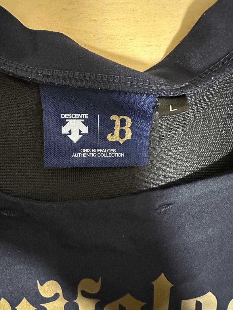 オリックスバファローズ　オーセンティック　半袖ゲーマージャケット　サイズL