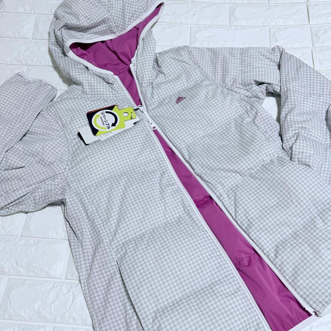 未使用⭐️アディダス　ゴルフウェア　ダウン90％ 中綿　防寒　レディース　大きめ