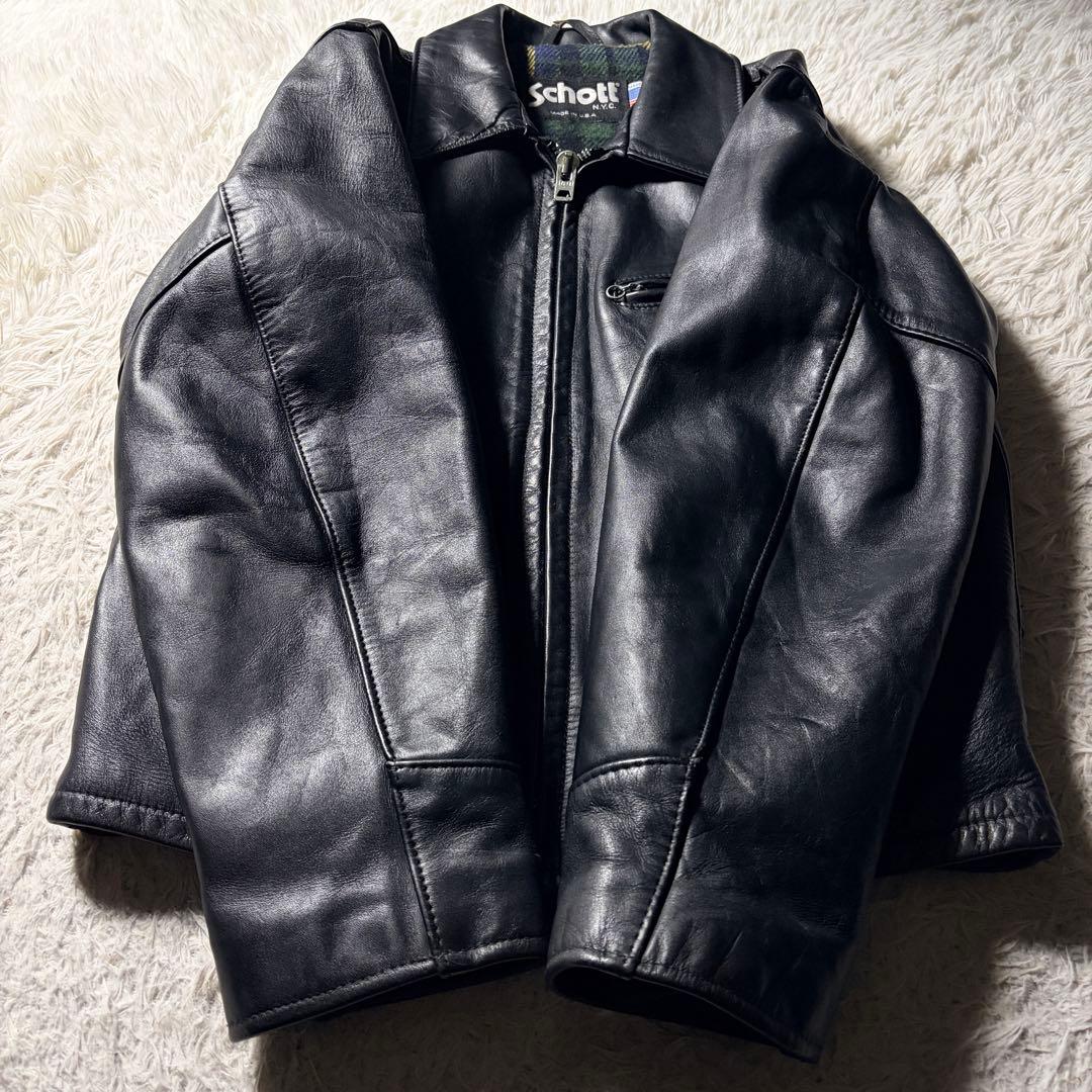希少モデル/40size■schott トラッカージャケット　659 ブラック