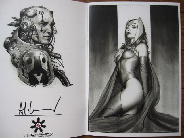 Adi Granov Illustration 1　アディ・グラノフ　直筆サイン